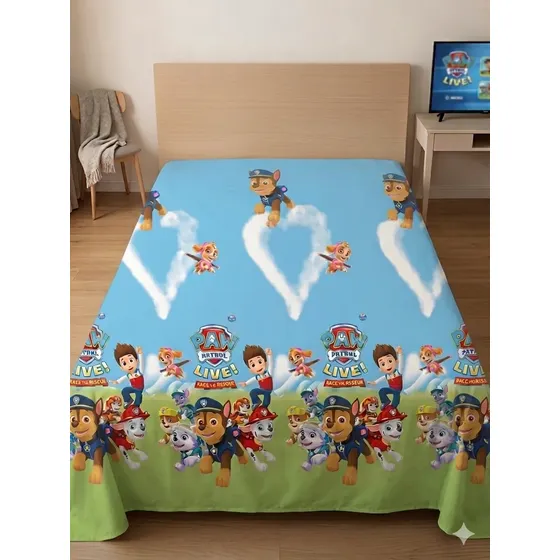 Juego De Sabanas Infantil De 1 Plaza Varios Personajes