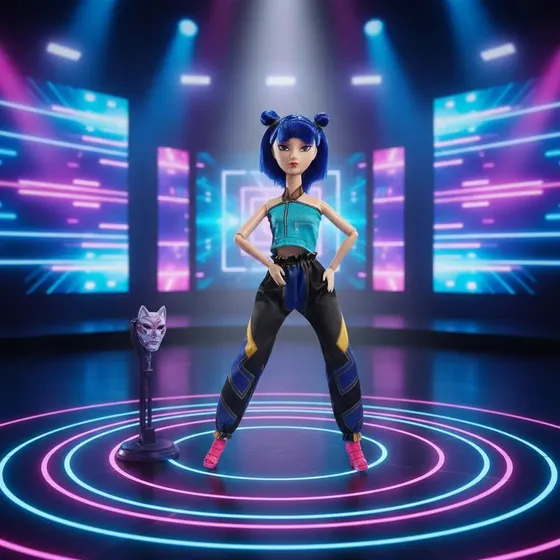 Muñeca Guerreras K-pop C/musica Articulada Zoey