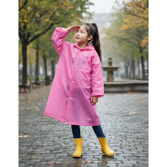 Piloto De Lluvia Infantil Impermeable Para Niños