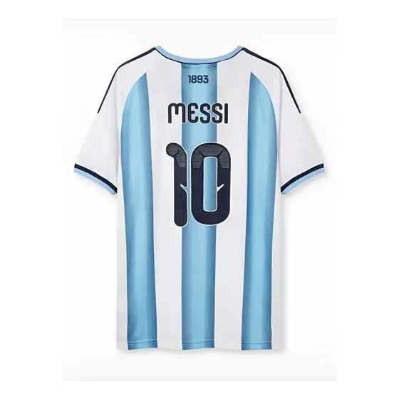 Camiseta De Futbol Génerica Selección Argentina Bordada