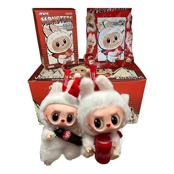 Labubu Coca Cola Peluche Y Llavero Sorpresa