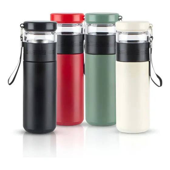Termo De Acero Inoxidable Para Infusiones Con Filtro 500ml