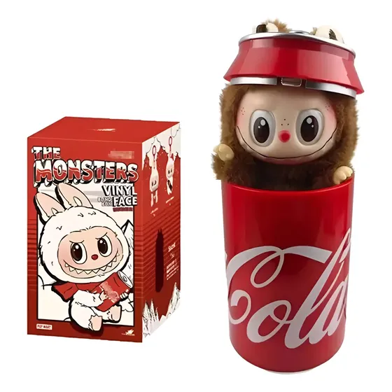 Labubu Coca Cola En Lata Peluche Y Llavero Sorpresa