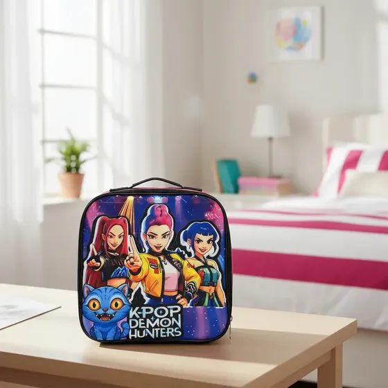 Lunchera Infantil Térmica Liviana Con Cierre Para Colonia