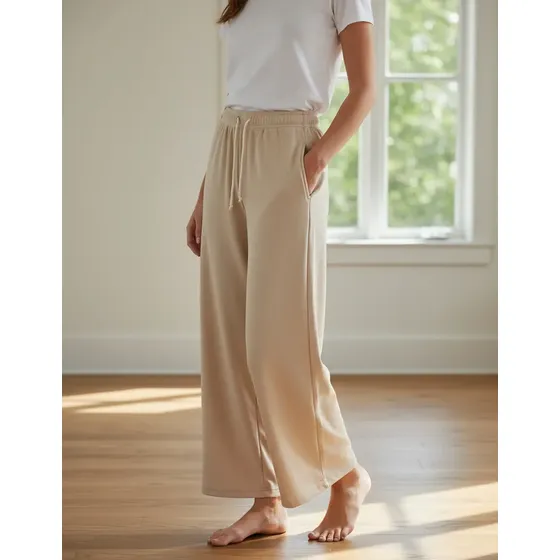 Pantalón Palazzo Tiro Alto Mujer