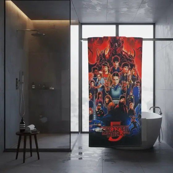 Toallon Infantil Dibujos Animados Mas Kpop