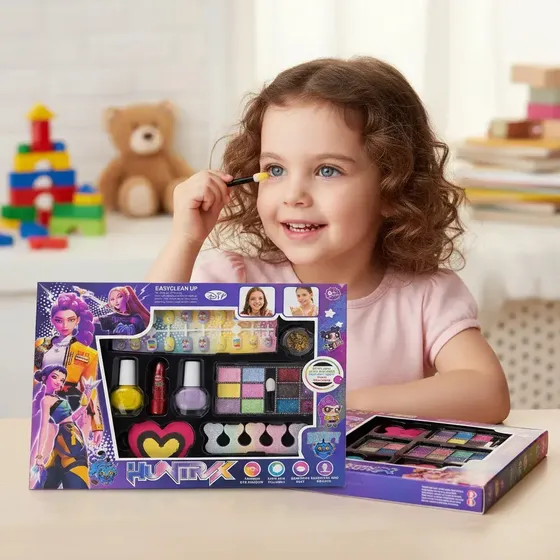 Set De Maquillaje Infantil Guerrera K-pop Demon Hunters