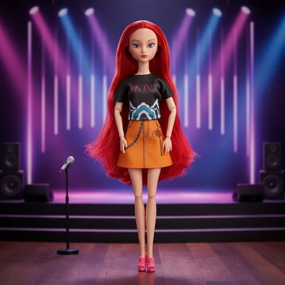 Muñeca Guerreras K-pop C/musica Articulada Mira