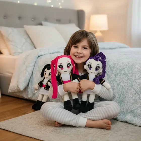 Combo Peluches Guerreras Del Kpop Cantantes, 48cm Combo