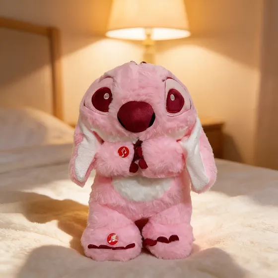 Peluche Stitch Que Respira Luz Y Musica