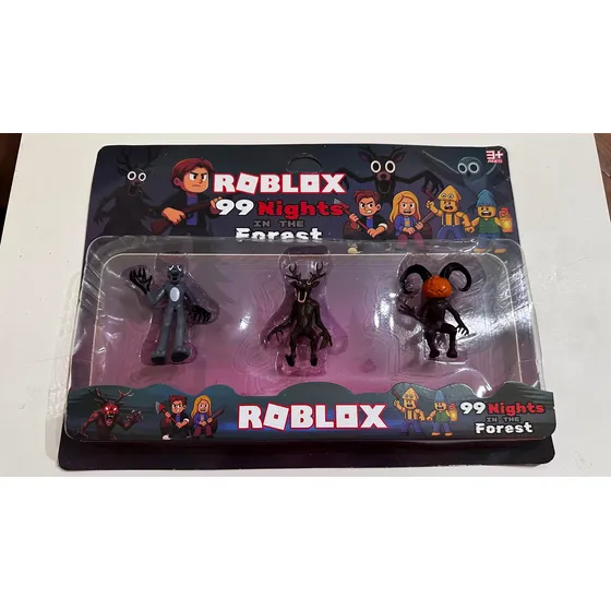 Set X4 Figuras Roblox 99 Noches En El Bosque + Accesorios