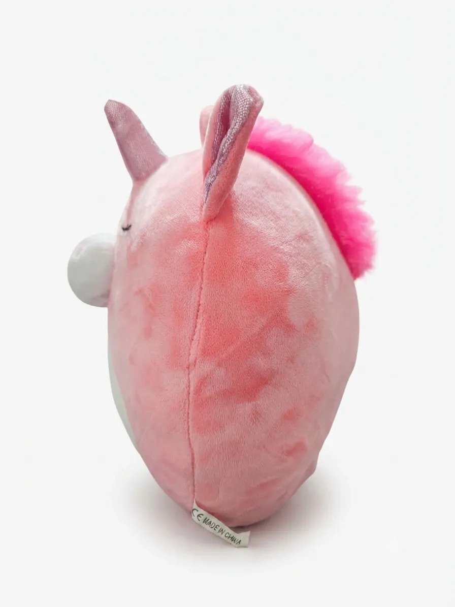 Peluche Suave Unicornio Redondo Almohada Apego - Imagen 6