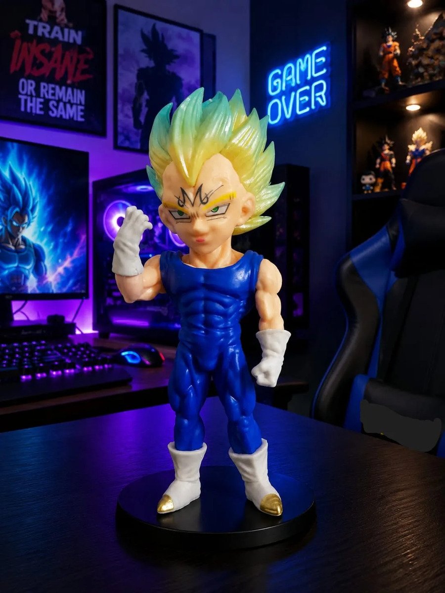 Figura De Acción Vegeta Super Saiyan Dragon Ball Z 12cm