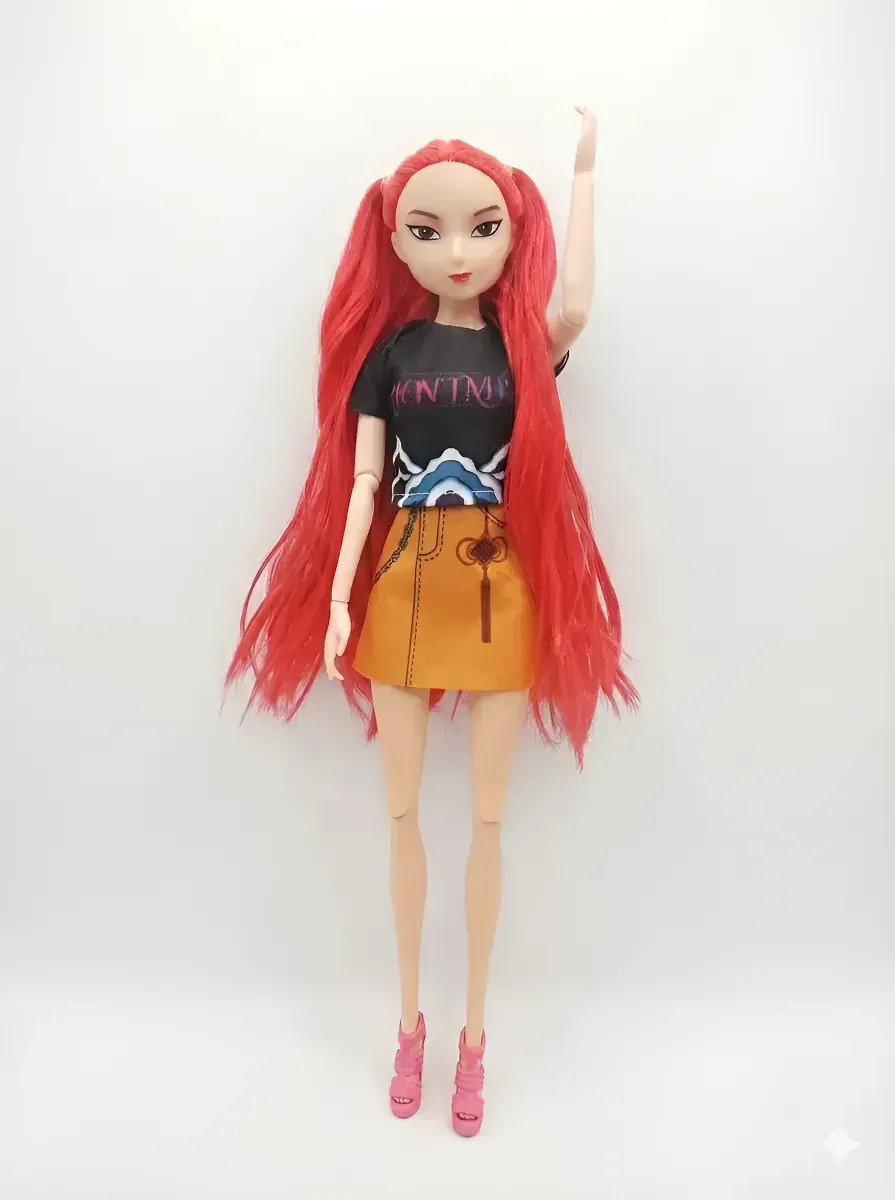 Muñeca Articulada Musical Mira Guerrera K-pop Demon Hunters - Imagen 3