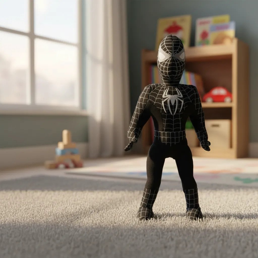 Peluches De Spider-man Hombre Araña Negro, Rojo, Venom