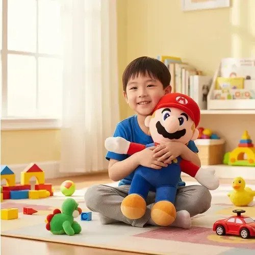 Peluche Super Mario Bros Luigi Grande Importado