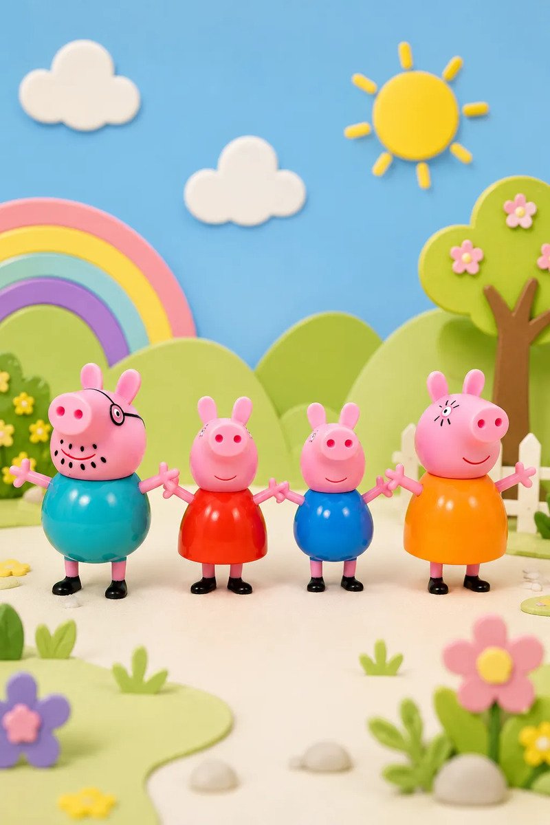 Set Familia Peppa Pig X4 - Imagen 2