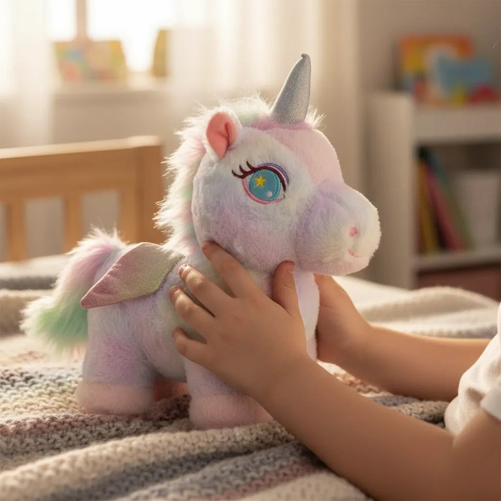 Peluche Unicornio Arcoiris De 30cm- Suave Y Tierno - Imagen 4