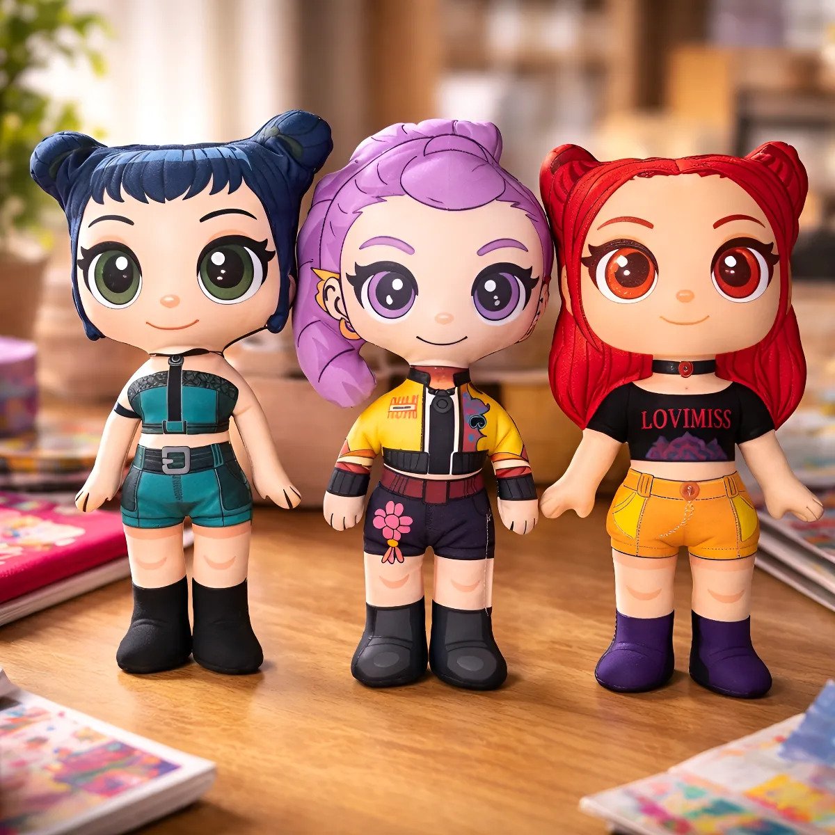 Combo Muñecas Guerreras K-pop Demon Hunters