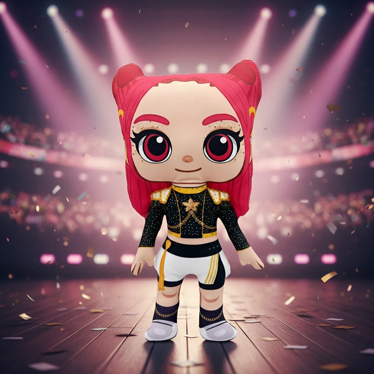 Peluches Guerreras K-pop X 3 Rumi Mira Zoey Demon Hunters - Imagen 6