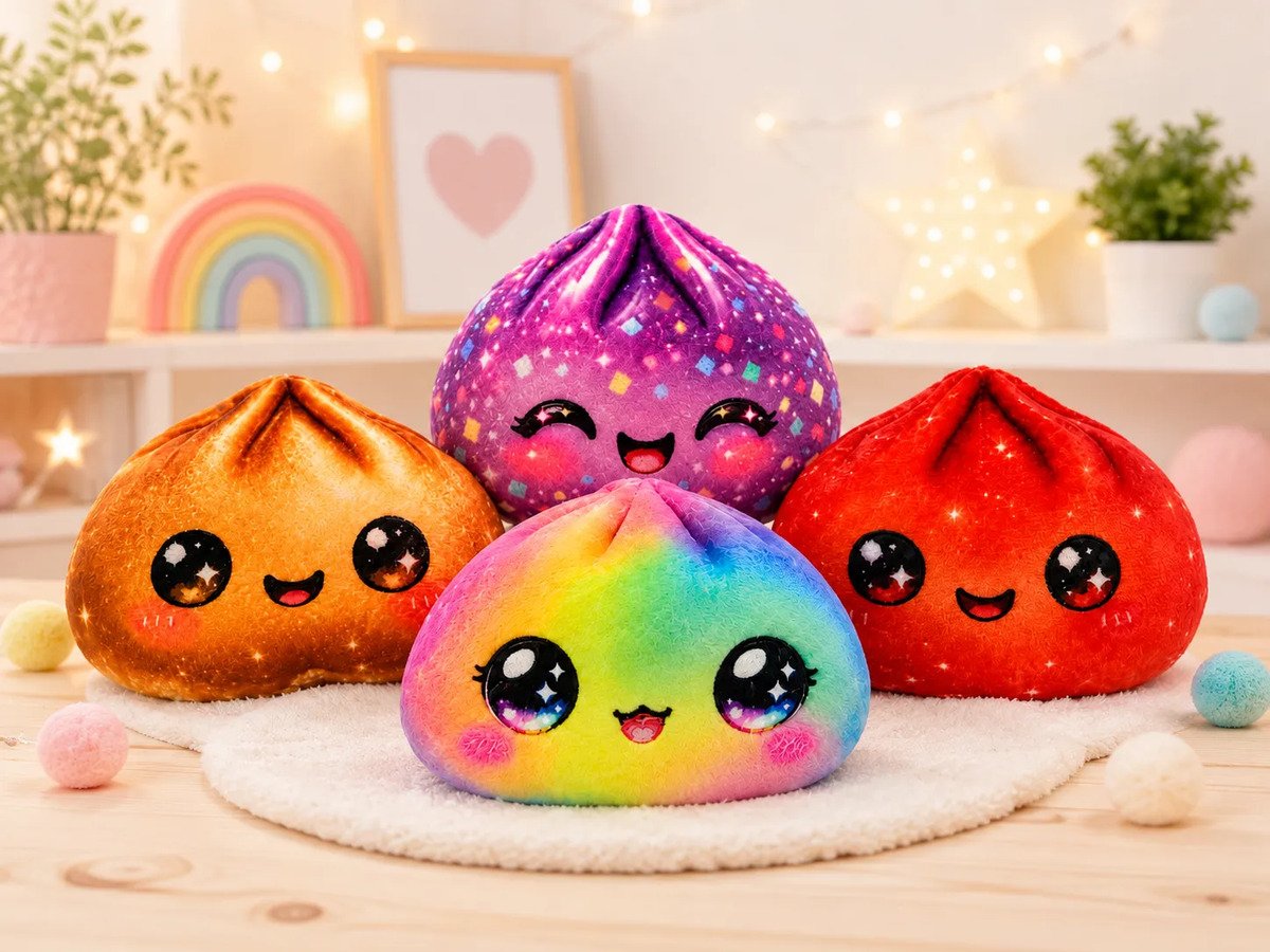 Peluche Plush Bollito Dumpling Para Jugar - Imagen 2