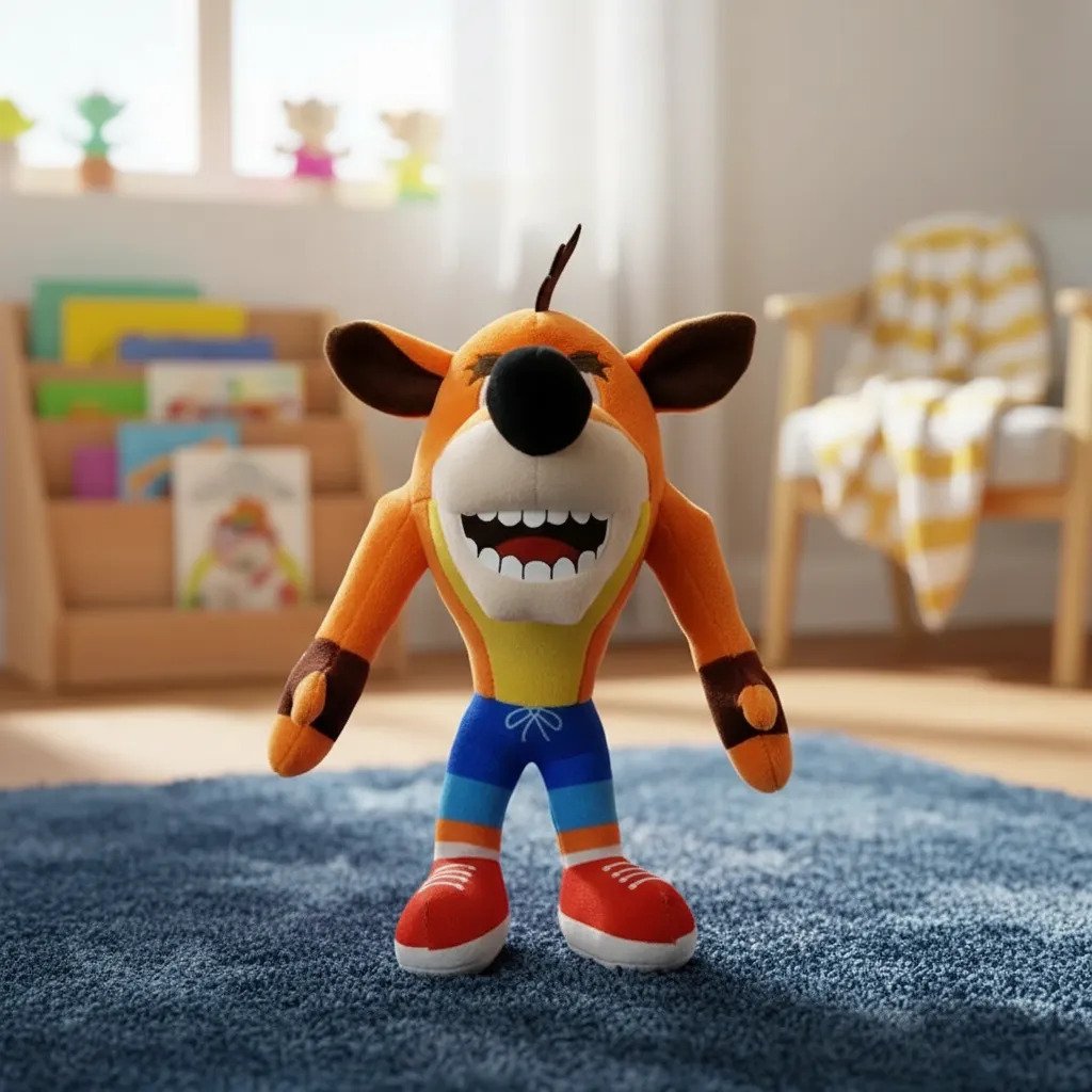 Peluche Crash Bandicoot Personajes Videojuego Importado - Imagen 4
