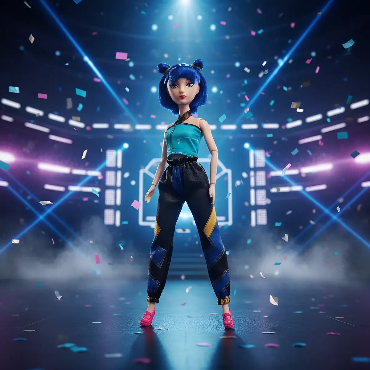 Muñeca Articulada Musical Zoey Guerrera K-pop Demon Hunters - Imagen 4