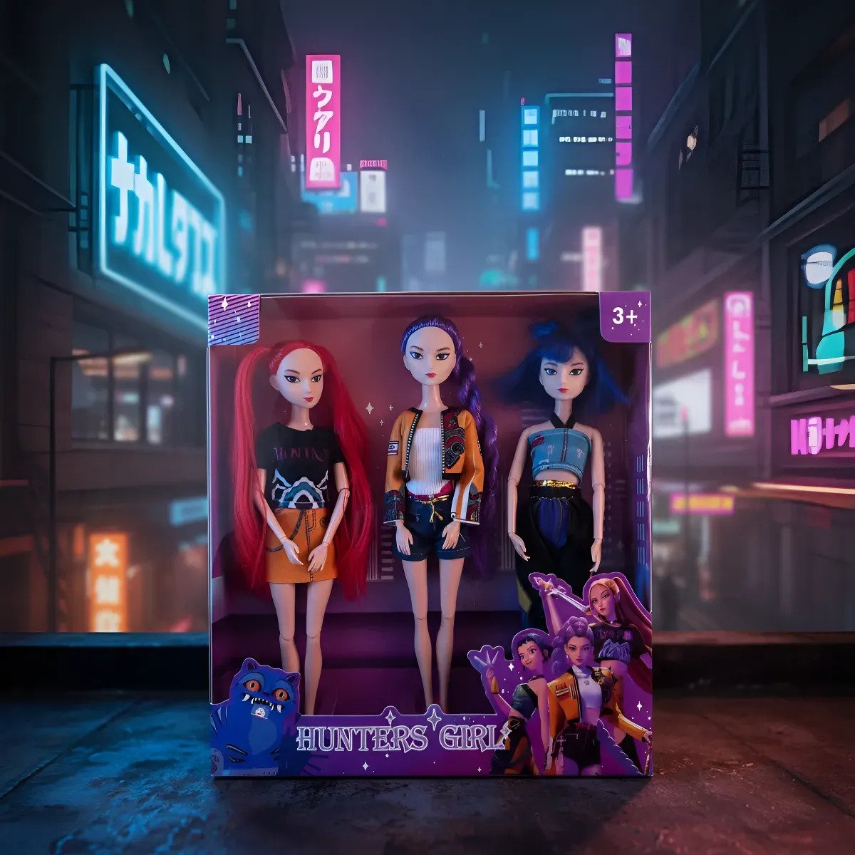 Muñecas Articuladas Demon Hunters Guerreras K-pop X3 Musical - Imagen 4