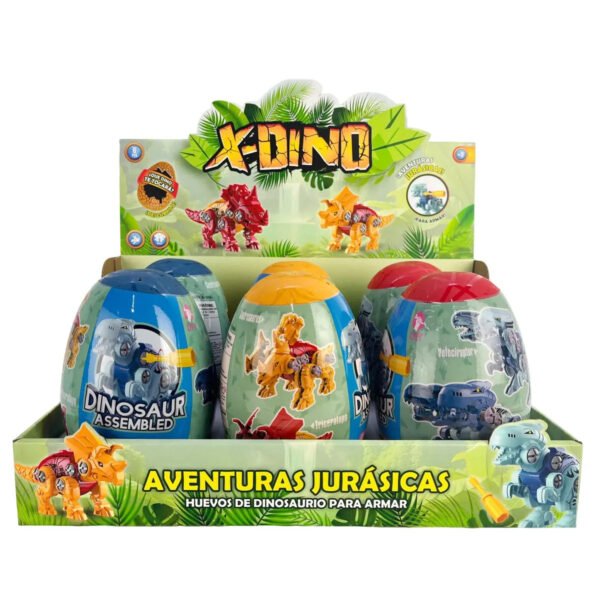 Huevo Dinosaurio Para Armar Surtido X 1