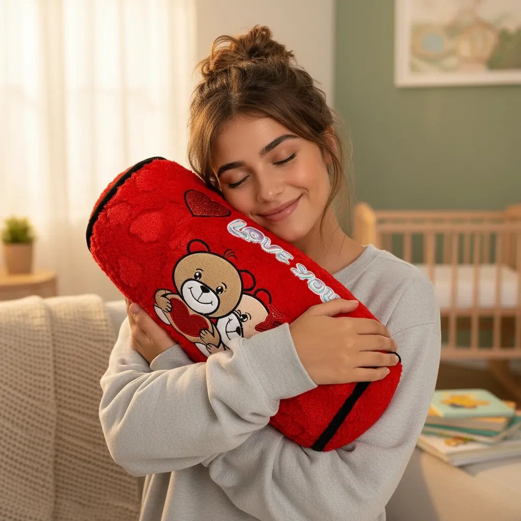 Almohada Peluche Larga Hermoso Ideal Regalo