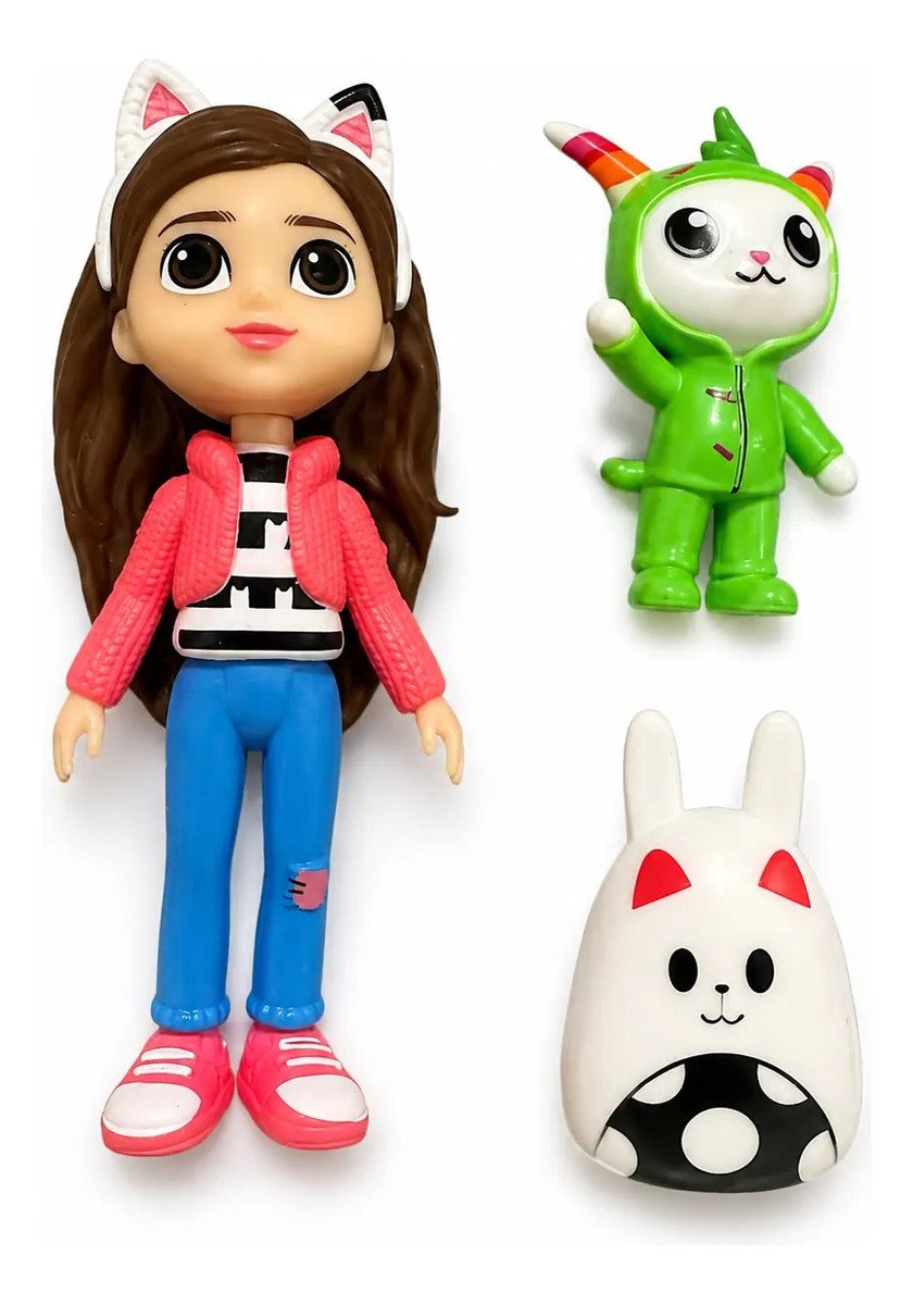 Set De Muñecas Gabbys Dollhouse X 3 Personajes - Imagen 2