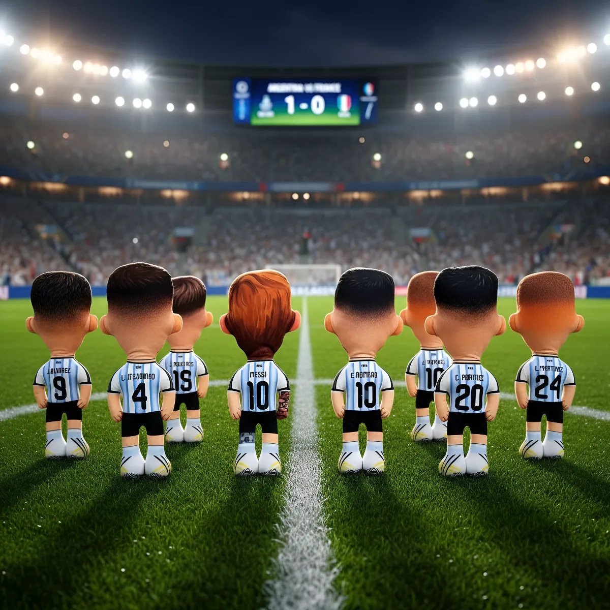 10 Peluches De Jugadores Selección Argentina Mundial 2026 - Imagen 5