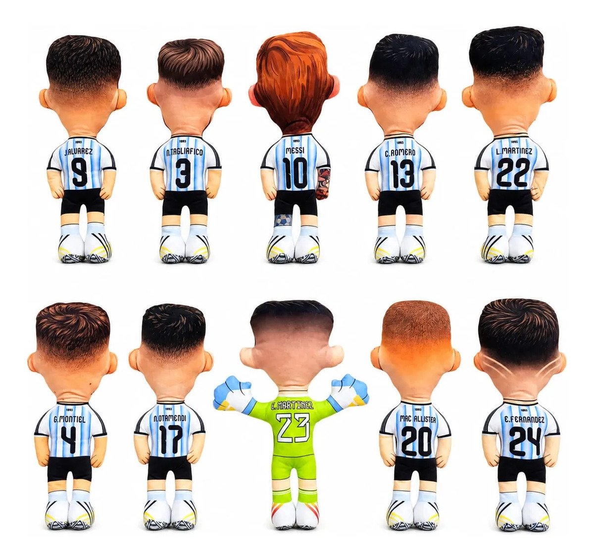 10 Peluches De Jugadores Selección Argentina Mundial 2026 - Imagen 4