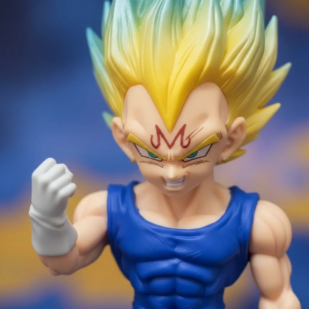 Figura De Acción Vegeta Super Saiyan Dragon Ball Z 12cm - Imagen 4