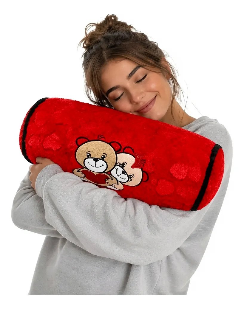 Almohada Peluche Larga Hermoso Ideal Regalo - Imagen 3