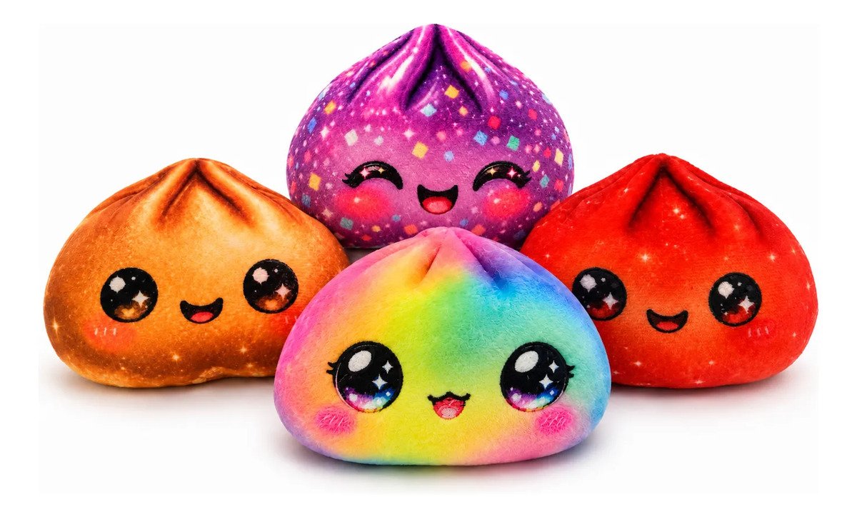 Peluche Plush Bollito Dumpling Para Jugar - Imagen 3