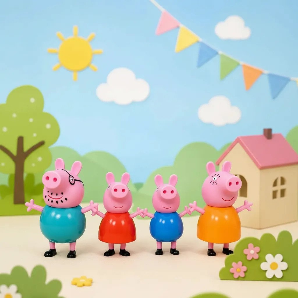 Set Familia Peppa Pig X4 - Imagen 4