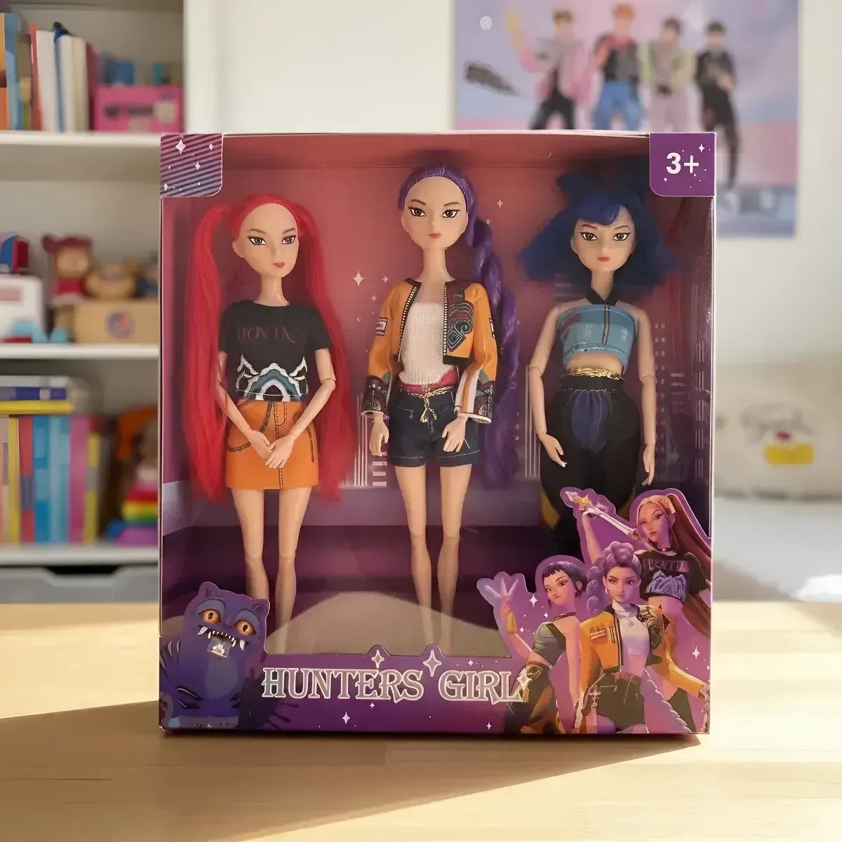 Muñecas Articuladas Demon Hunters Guerreras K-pop X3 Musical - Imagen 3