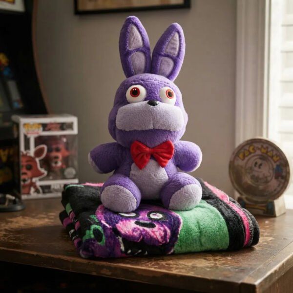 Peluche Con Manta Five Nights Freddy Varios Personajes
