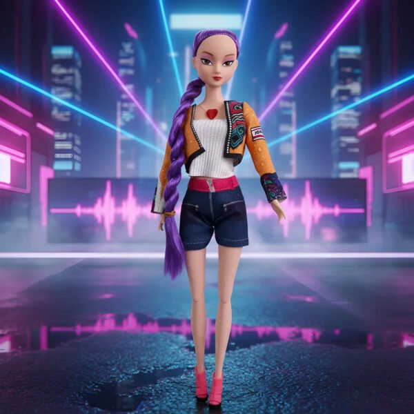 Muñeca Articulada Musical Rumi Guerrera K-pop Demon Hunters