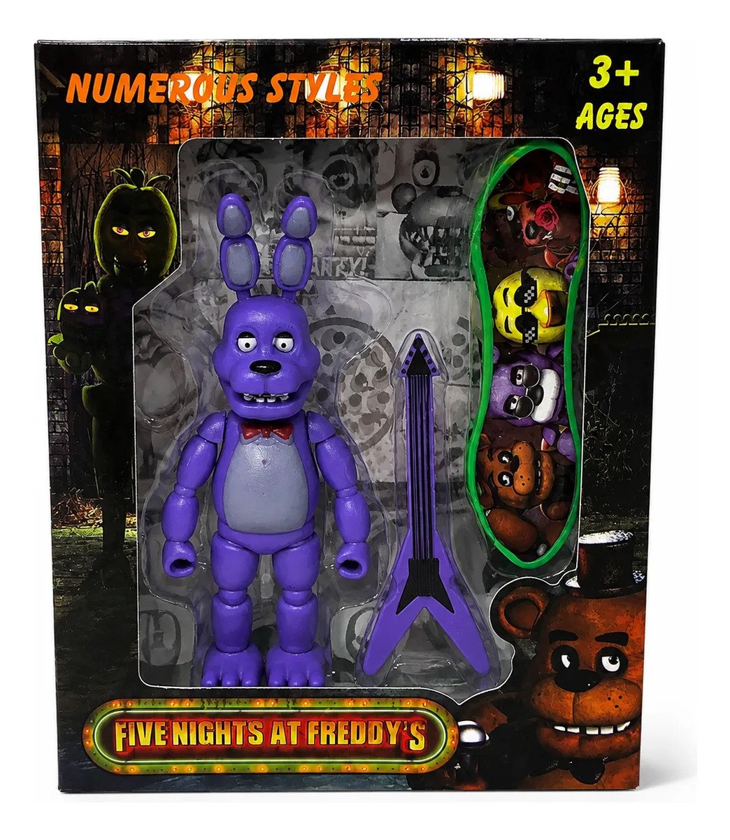 Muñecos Five Nights At Freddys Con Patineta - Imagen 3