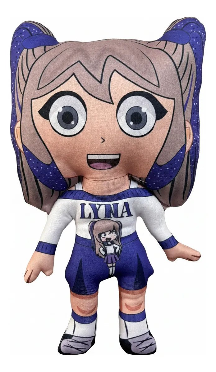 Muñeca Peluche Lyna, Hermosa Mandarina, Lyna Y Flia - Imagen 4