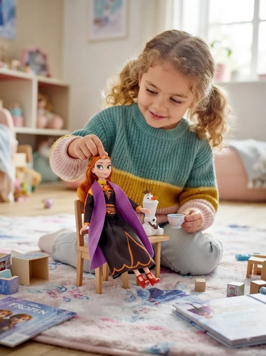 Muñeca Cantante Libre Soy Anna Y Olaf
