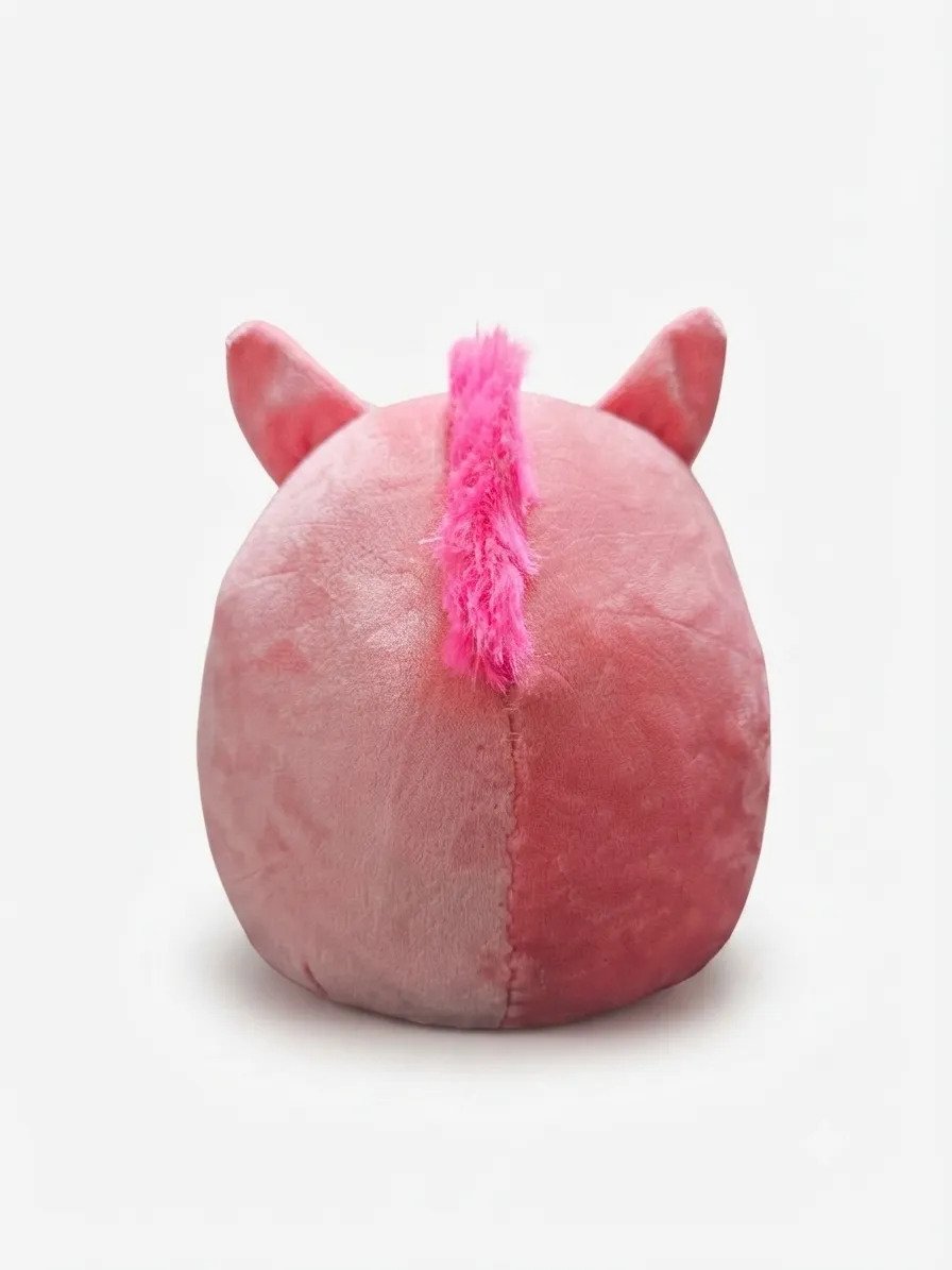 Peluche Suave Unicornio Redondo Almohada Apego - Imagen 5