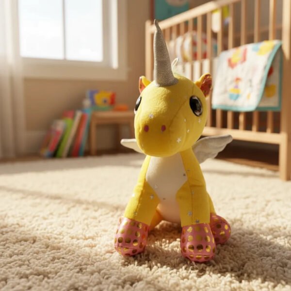 Peluche Unicornio 26cm Con Estrellas Varios Colores