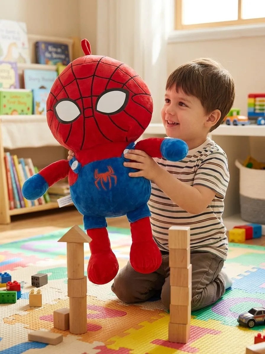 Peluche Grande Spiderman Hombre Araña Viral Que Corre
