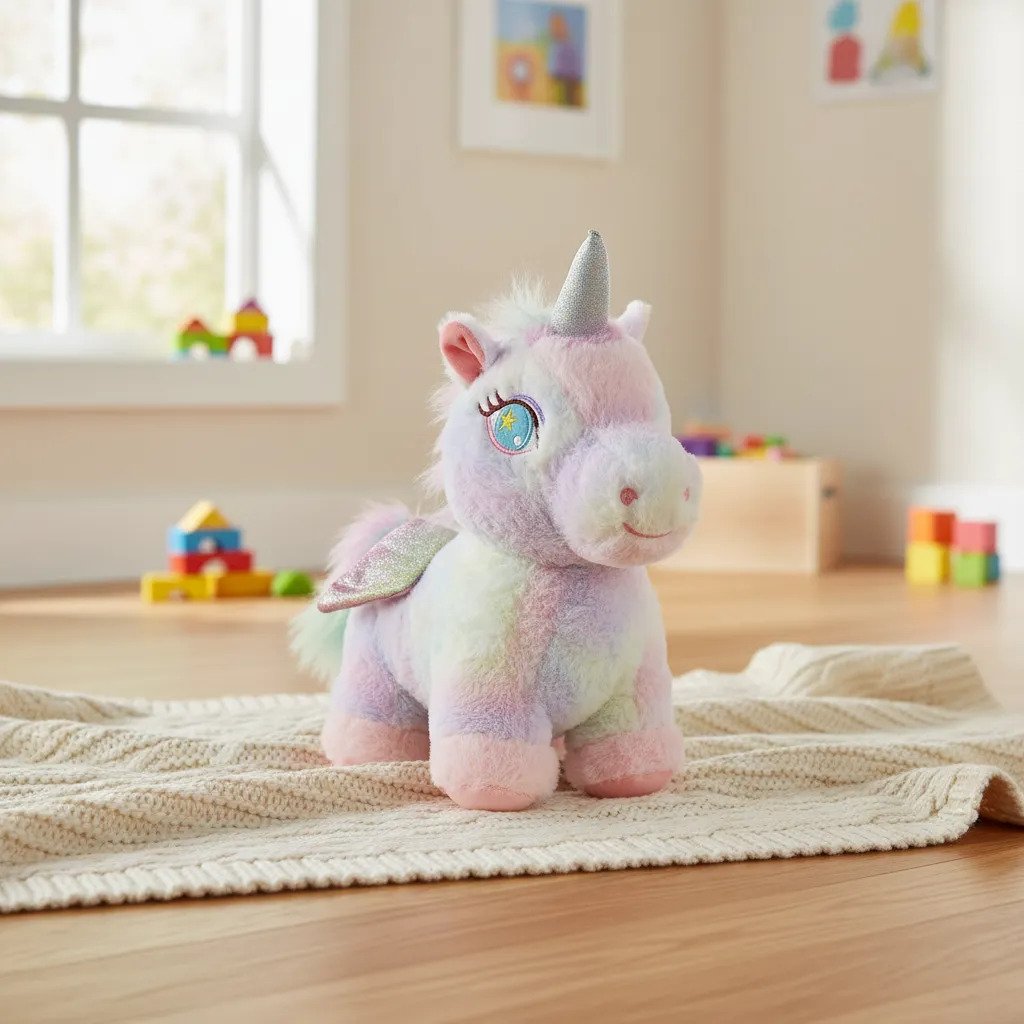 Peluche Unicornio Arcoiris De 30cm- Suave Y Tierno - Imagen 5