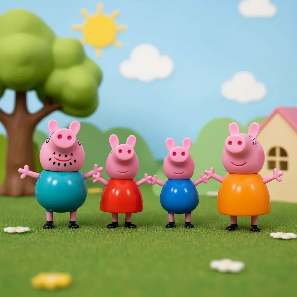 Set Familia Peppa Pig X4 - Imagen 3