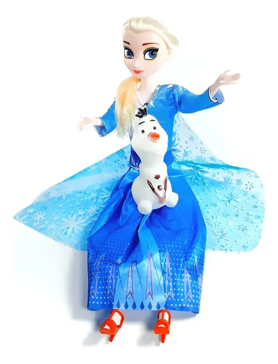 Muñeca Cantante Libre Soy Elsa Y Olaf - Imagen 3