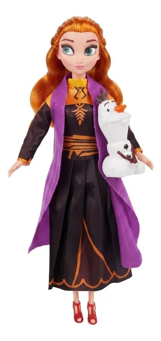 Muñeca Cantante Libre Soy Anna Y Olaf - Imagen 3